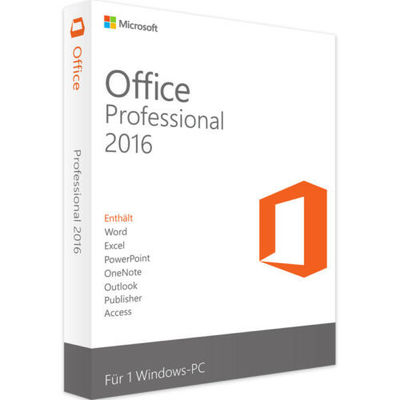 Orijinal Perakende Ambalaj Microsoft Office 2016 Professional