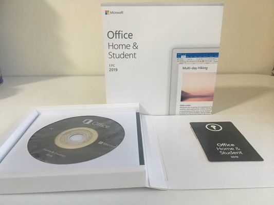 Orijinal Microsoft Office 2019 Ev ve Öğrenci Perakende Anahtar Kartı